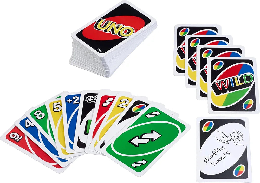 Mattel Uno Playing Card Game for 7 Yrs and Above for Adult,Set of 112 Cards, Multicolor