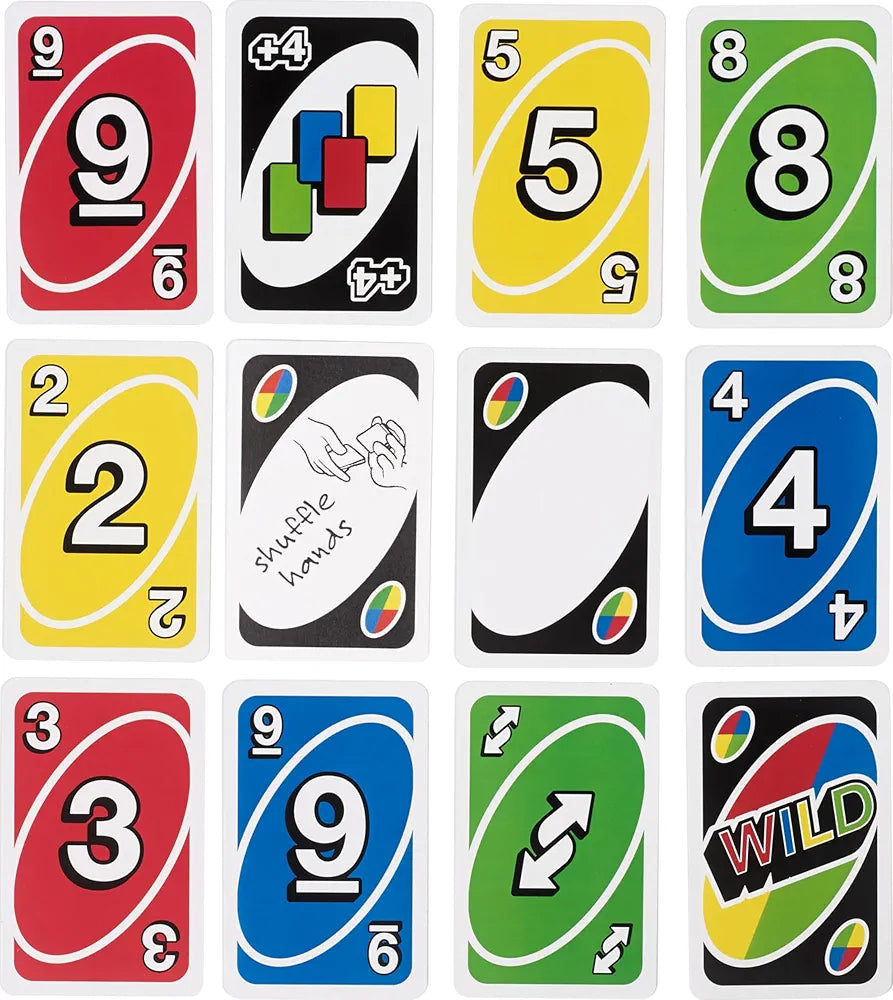 Mattel Uno Playing Card Game for 7 Yrs and Above for Adult,Set of 112 Cards, Multicolor